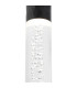 Springwater 6.4cm II Diamond Pattern Ceiling Bubble Acrylic Shade 1 x GU10 IP54 Black/Clear -6