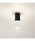 Springwater 6.4cm Diamond Pattern Ceiling Bubble Acrylic Shade 1 x GU10 IP54 Black/Clear -3