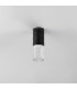 Springwater 6.4cm Diamond Pattern Ceiling Bubble Acrylic Shade 1 x GU10 IP54 Black/Clear -7