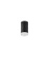Springwater 6.4cm Diamond Pattern Ceiling Shallow Acrylic Shade 1 x GU10 IP54 Black/Clear/Frosted -4