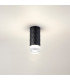 Springwater 6.4cm Diamond Pattern Ceiling Short Diagonal Pattern Acrylic Shade 1 x GU10 IP54 Black/Clear/Frosted -3