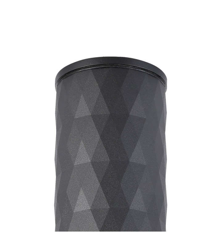 Springwater 6.4cm Diamond Pattern Ceiling Short Diagonal Pattern Acrylic Shade 1 x GU10 IP54 Black/Clear/Frosted -5