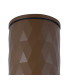 Springwater 6.4cm Diamond Pattern Ceiling Short Diagonal Pattern Acrylic Shade 1 x GU10 IP54 Dark Brown/Clear/Frosted -5