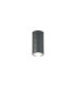 Springwater 6.4cm Diamond Pattern Ceiling Dome Acrylic Shade 1 x GU10 IP54 Grey/Clear/Frosted -1