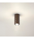 Springwater 6.4cm Diamond Pattern Ceiling Dome Acrylic Shade 1 x GU10 IP54 Dark Brown/Clear/Frosted -3