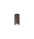 Springwater 6.4cm Diamond Pattern Ceiling Dome Acrylic Shade 1 x GU10 IP54 Dark Brown/Clear/Frosted -4