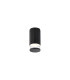 Springwater 6.7cm Ribbed Line Ceiling X Pattern Acrylic Shade 1 x GU10 IP54 Black/Clear/Frosted -1