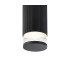 Springwater 6.7cm Ribbed Line Ceiling X Pattern Acrylic Shade 1 x GU10 IP54 Black/Clear/Frosted -6