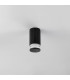 Springwater 6.7cm Ribbed Line Ceiling X Pattern Acrylic Shade 1 x GU10 IP54 Black/Clear/Frosted -7