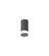 Springwater 6.7cm Ribbed Line Ceiling X Pattern Acrylic Shade 1 x GU10 IP54 Grey/Clear/Frosted -1