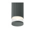 Springwater 6.7cm Ribbed Line Ceiling X Pattern Acrylic Shade 1 x GU10 IP54 Grey/Clear/Frosted -6
