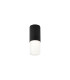 Springwater 6.7cm Ribbed Line Ceiling Horizontal Line Acrylic Shade 1 x GU10 IP54 Black/Clear/Frosted -1
