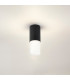 Springwater 6.7cm Ribbed Line Ceiling Horizontal Line Acrylic Shade 1 x GU10 IP54 Black/Clear/Frosted -3