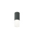Springwater 6.7cm Ribbed Line Ceiling Horizontal Line Acrylic Shade 1 x GU10 IP54 Grey/Clear/Frosted -1
