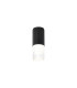 Springwater 6.7cm Ribbed Line Ceiling Tier Pattern Acrylic Shade 1 x GU10 IP54 Black/Clear -1