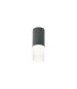 Springwater 6.7cm Ribbed Line Ceiling Tier Pattern Acrylic Shade 1 x GU10 IP54 Grey/Clear -1