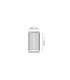 Springwater 6.7cm Ribbed Line Ceiling Shallow Acrylic Shade 1 x GU10 IP54 Black/Clear/Frosted -2
