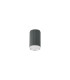 Springwater 6.7cm Ribbed Line Ceiling Shallow Acrylic Shade 1 x GU10 IP54 Grey/Clear/Frosted -4