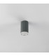 Springwater 6.7cm Ribbed Line Ceiling Shallow Acrylic Shade 1 x GU10 IP54 Grey/Clear/Frosted -7