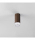 Springwater 6.7cm Ribbed Line Ceiling Short Diagonal Pattern Acrylic Shade 1 x GU10 IP54 Dark Brown/Clear/Frosted -7