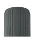 Springwater 6.7cm Ribbed Line Ceiling Short Diagonal Pattern Acrylic Shade 1 x GU10 IP54 Grey/Clear/Frosted -5