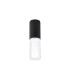 Springwater 6.7cm Ribbed Line Ceiling Tall Diagonal Pattern Acrylic Shade 1 x GU10 IP54 Black/Clear/Frosted -4