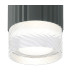 Springwater 6.7cm Ribbed Line Ceiling Short Diagonal Pattern Acrylic Shade 1 x GU10 IP54 Grey/Clear/Frosted -6
