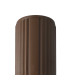 Springwater 6.7cm Ribbed Line Ceiling Tall Diagonal Pattern Acrylic Shade 1 x GU10 IP54 Dark Brown/Clear/Frosted -5