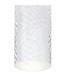 Springwater 6.7cm Ribbed Line Ceiling Tall Diagonal Pattern Acrylic Shade 1 x GU10 IP54 Grey/Clear/Frosted -6