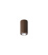 Springwater 6.7cm Ribbed Line Ceiling Dome Acrylic Shade 1 x GU10 IP54 Dark Brown/Clear/Frosted -4