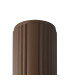 Springwater 6.7cm Ribbed Line Ceiling Dome Acrylic Shade 1 x GU10 IP54 Dark Brown/Clear/Frosted -5