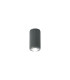 Springwater 6.7cm Ribbed Line Ceiling Dome Acrylic Shade 1 x GU10 IP54 Grey/Clear/Frosted -1