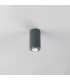 Springwater 6.7cm Ribbed Line Ceiling Dome Acrylic Shade 1 x GU10 IP54 Grey/Clear/Frosted -7
