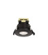 Canajoharie 8W Dimmable CCT LED Fire Rated Downlight Gloss Black Fascia IP65 DRIVER INC.-1