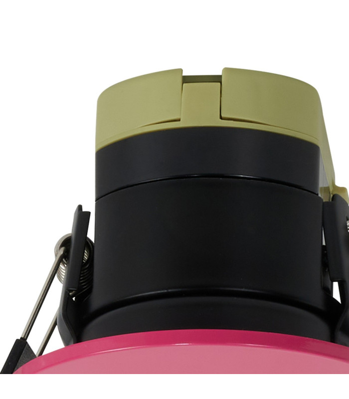 Canajoharie 8W Dimmable CCT LED Fire Rated Downlight Pink Fascia IP65 DRIVER INC.-7