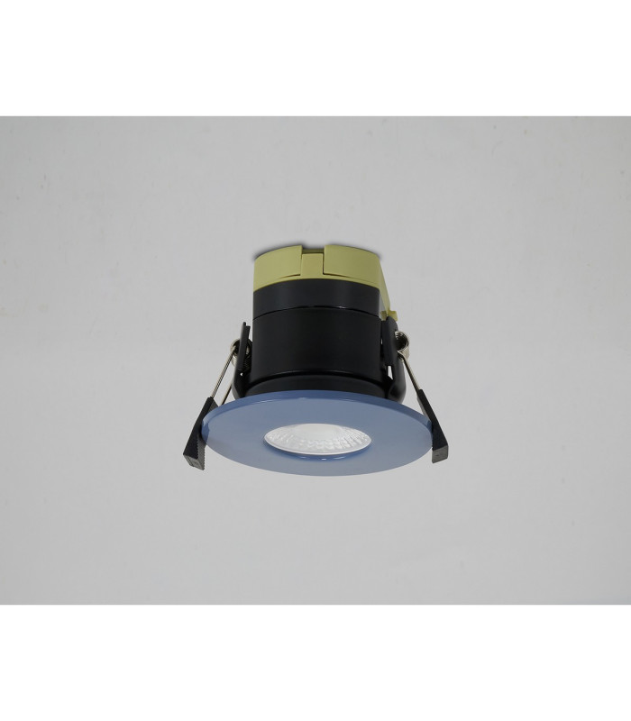 Canajoharie 8W Dimmable CCT LED Fire Rated Downlight Sky Fascia Cut Out: 70mm 900lm 60° Deg IP65 DRIVER INC.-3