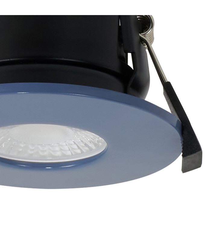 Canajoharie 8W Dimmable CCT LED Fire Rated Downlight Sky Fascia Cut Out: 70mm 900lm 60° Deg IP65 DRIVER INC.-6