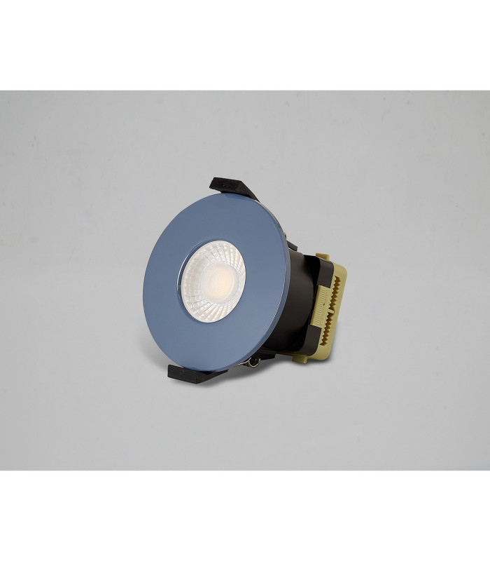 Canajoharie 8W Dimmable CCT LED Fire Rated Downlight Sky Fascia Cut Out: 70mm 900lm 60° Deg IP65 DRIVER INC.-11