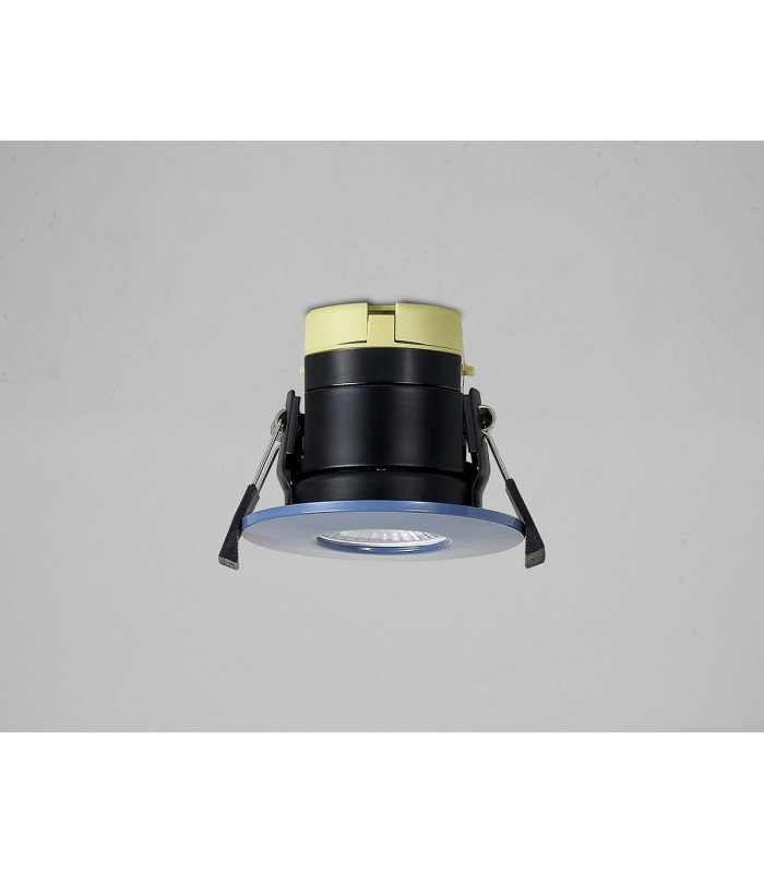Canajoharie 8W Dimmable CCT LED Fire Rated Downlight Sky Fascia Cut Out: 70mm 900lm 60° Deg IP65 DRIVER INC.-12