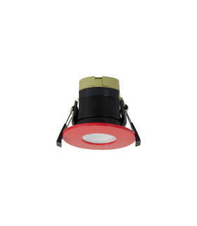 Canajoharie 8W Dimmable CCT LED Fire Rated Downlight Strawberry Fascia IP65 DRIVER INC.-1