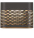 Waterloo Wall Lamp 160 x 305mm Mesh Oval Pattern Shade 2 x 6.5W LED 3000K 900lm IP65 Anthracite -6