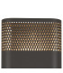 Waterloo Wall Lamp 160 x 305mm Mesh Oval Pattern Shade 2 x 6.5W LED 3000K 900lm IP65 Anthracite -7