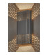 Waterloo Wall Lamp 160 x 305mm Mesh Oval Pattern Shade 2 x 6.5W LED 3000K 900lm IP65 Anthracite -11