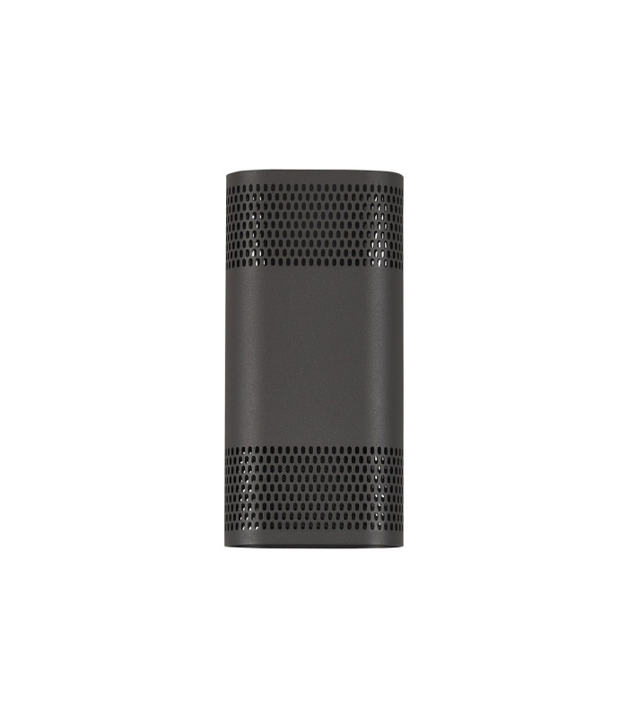 Waterloo Wall Lamp 125 x 260mm Mesh Oval Pattern Shade 2 x 6.5W LED 3000K 900lm IP65 Anthracite -3