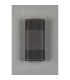 Waterloo Wall Lamp 125 x 260mm Mesh Oval Pattern Shade 2 x 6.5W LED 3000K 900lm IP65 Anthracite -9