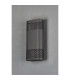 Waterloo Wall Lamp 125 x 260mm Mesh Oval Pattern Shade 2 x 6.5W LED 3000K 900lm IP65 Anthracite -11