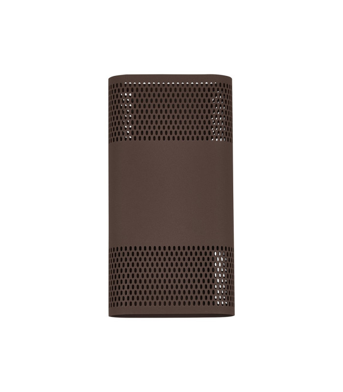 Waterloo Wall Lamp 160 x 305mm Mesh Oval Pattern Shade 2 x 6.5W LED 3000K 900lm IP65 Cacao -4