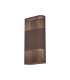 Waterloo Wall Lamp 160 x 305mm Mesh Oval Pattern Shade 2 x 6.5W LED 3000K 900lm IP65 Cacao -5