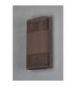 Waterloo Wall Lamp 160 x 305mm Mesh Oval Pattern Shade 2 x 6.5W LED 3000K 900lm IP65 Cacao -12