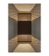Waterloo Wall Lamp 125 x 260mm Mesh Oval Pattern Shade 2 x 6.5W LED 3000K 900lm IP65 Cacao -3